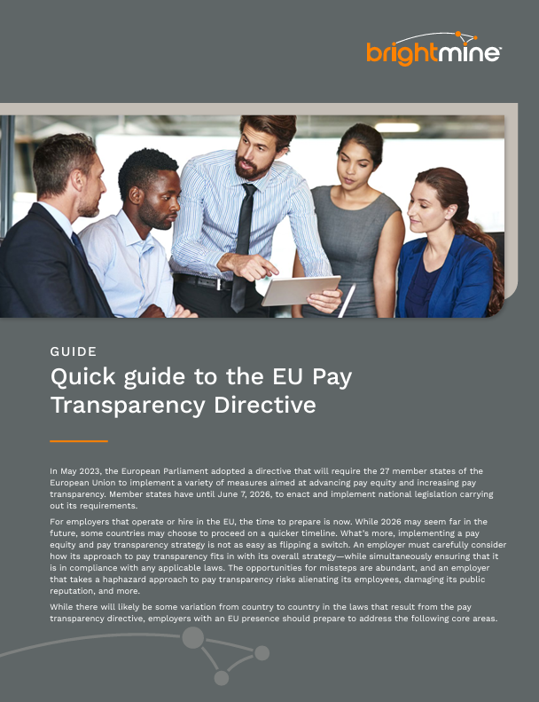 Quick guide to the EU Pay Transparency Directive