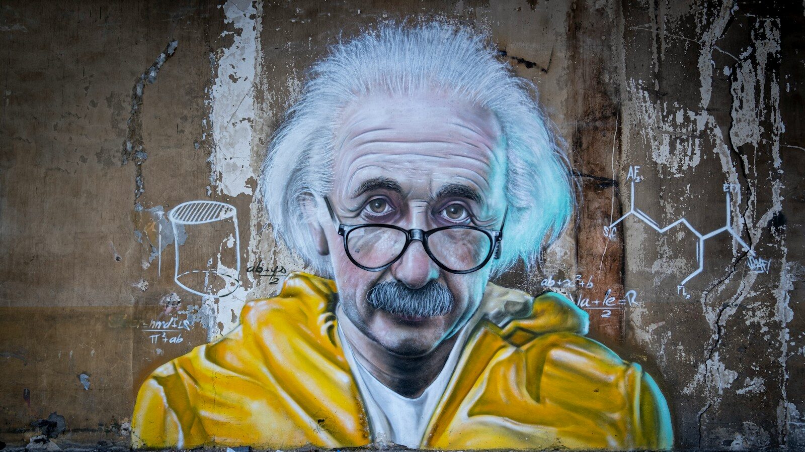Einstein art, a renowned genius