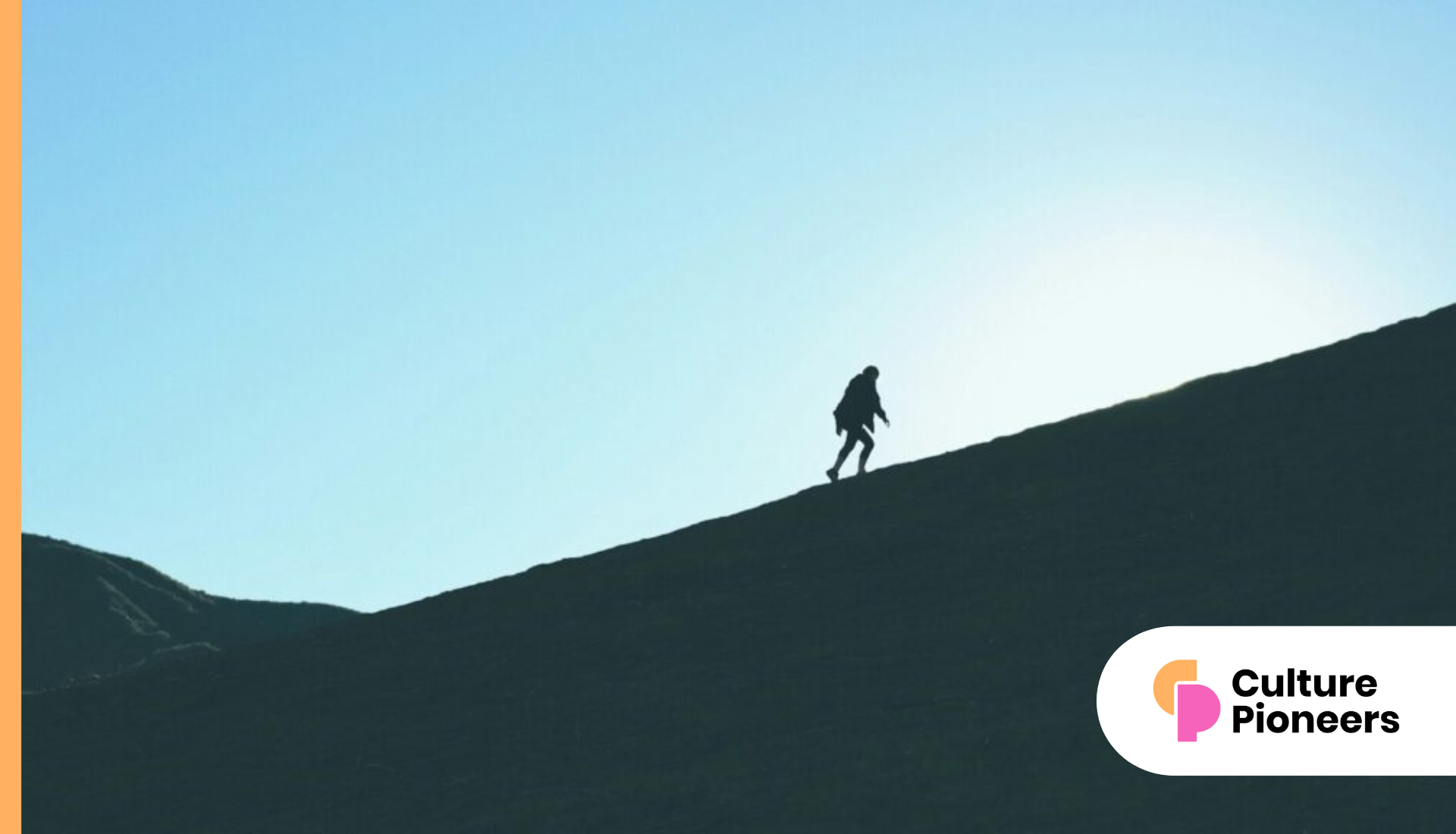 silhouette of man climbing hill - depicting Refresco case study of benefits satisfaction increase